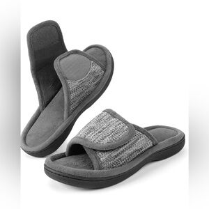 RockDove Women's Adjustable Wrap Memory Foam Slide Slipper size 7-8